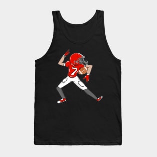 Rugby American Football Sport USA Gridiron Football Gift Tank Top